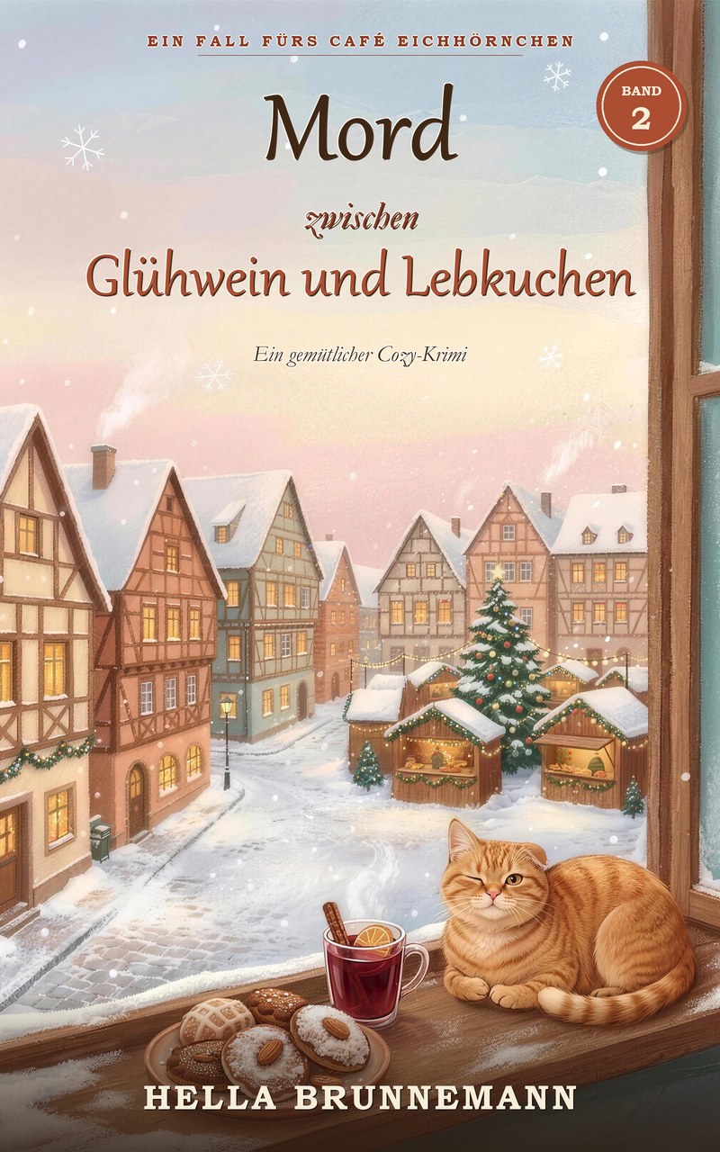 Cover: Mord zwischen Glühwein und Lebkuchen von Hella Brunnemann