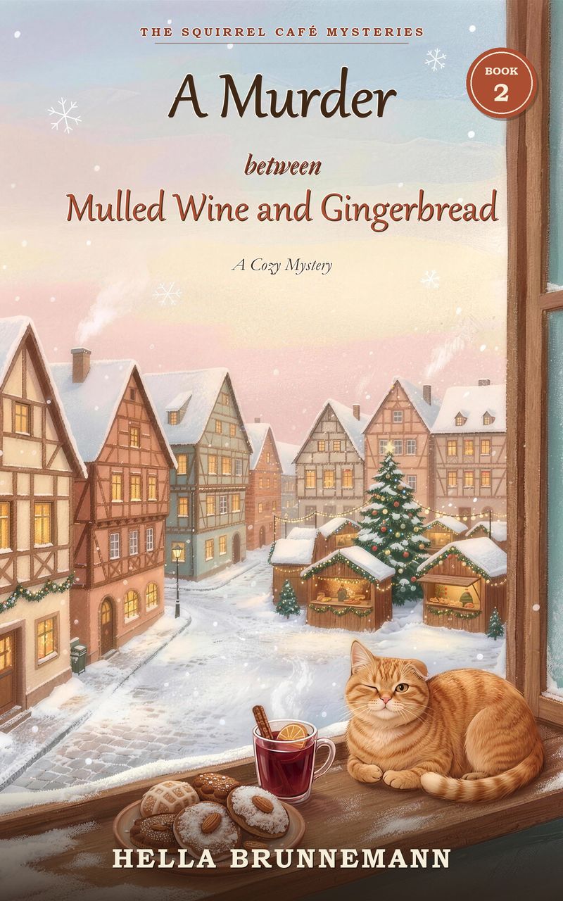 Cover: A Murder Between Mulled Wine and Gingerbread by Hella Brunnemann