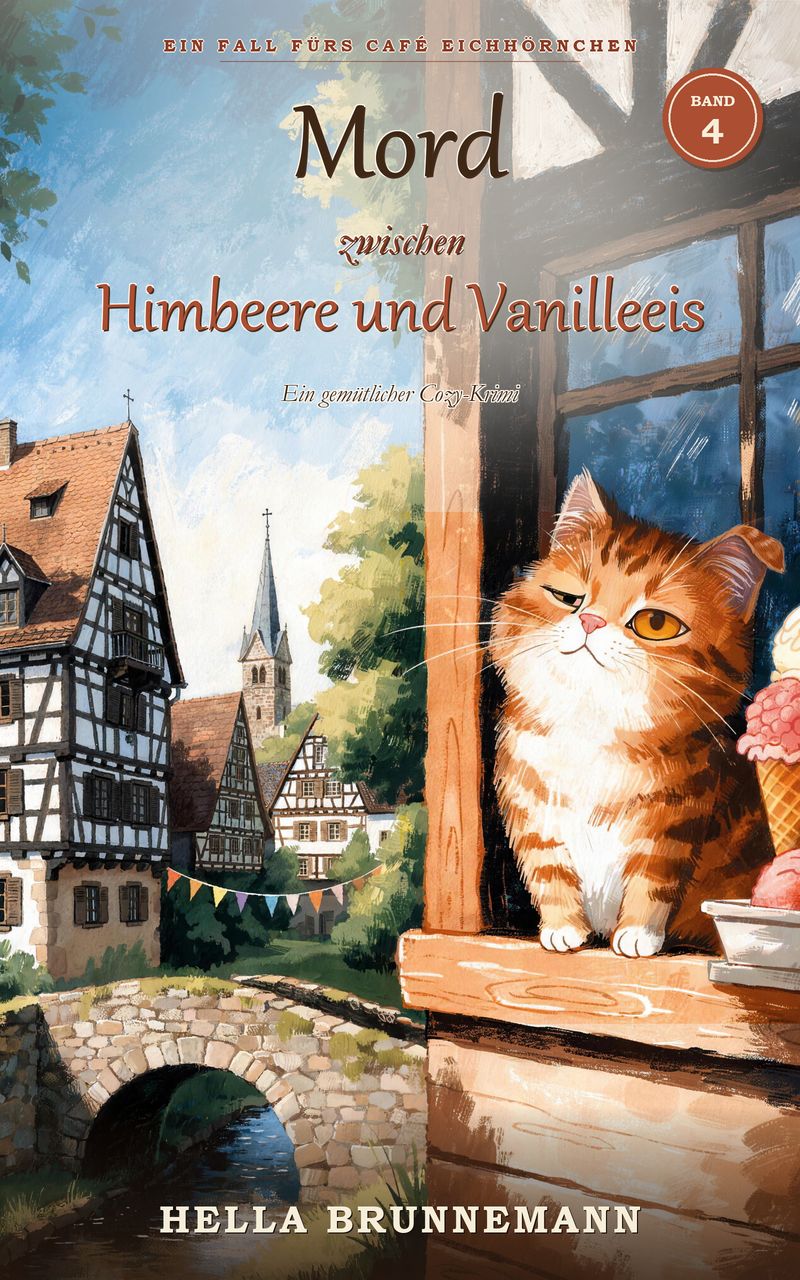 Cover: Mord zwischen Himbeere und Vanilleeis von Hella Brunnemann