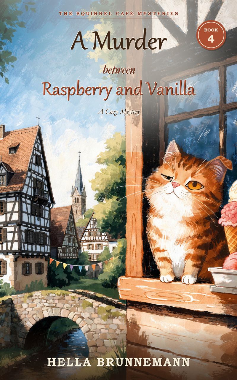 Cover: A Murder Between Raspberry and Vanilla by Hella Brunnemann